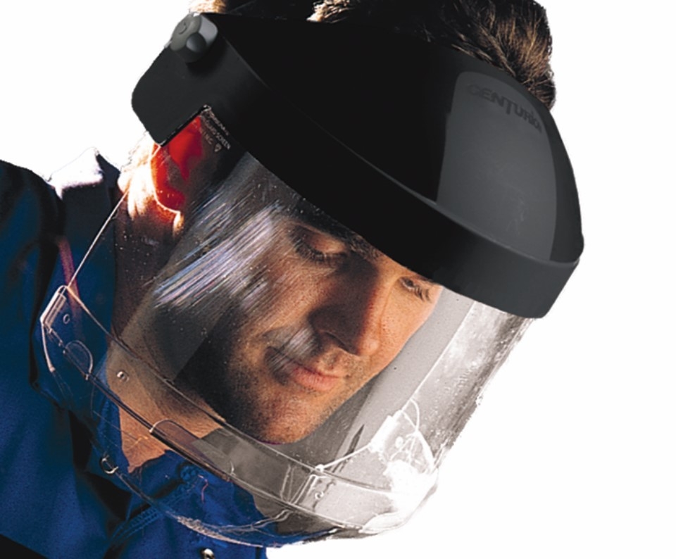 Visière de protection faciale en polycarbonate pour casques