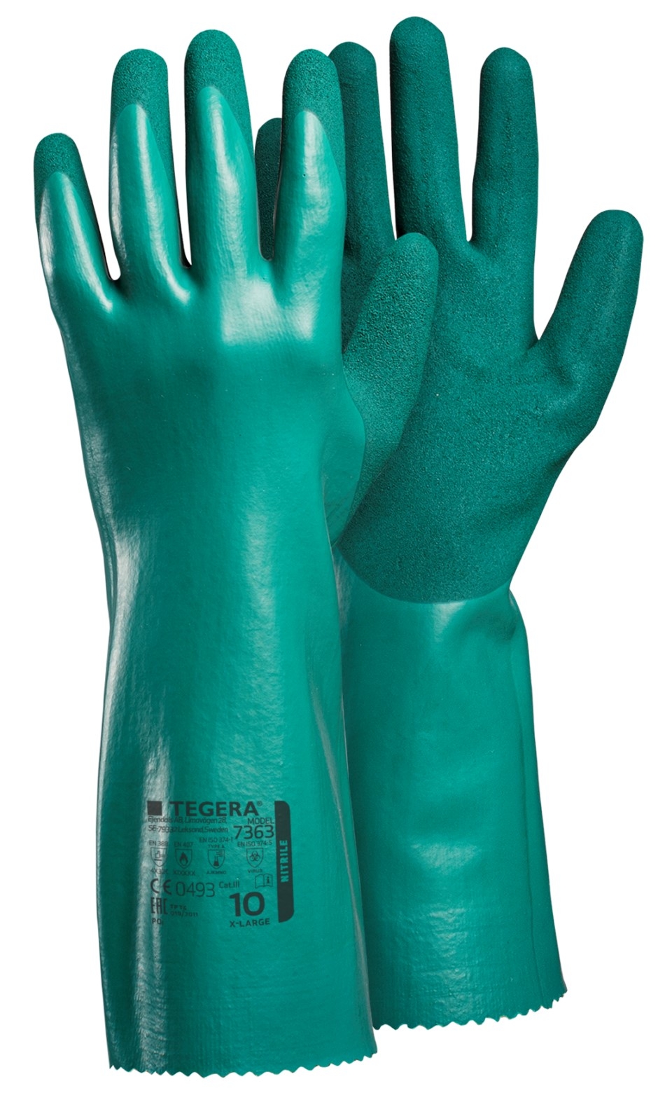 Boîte de 100 gants Touch n tuff® 92-500 poudrés sans latex à usage