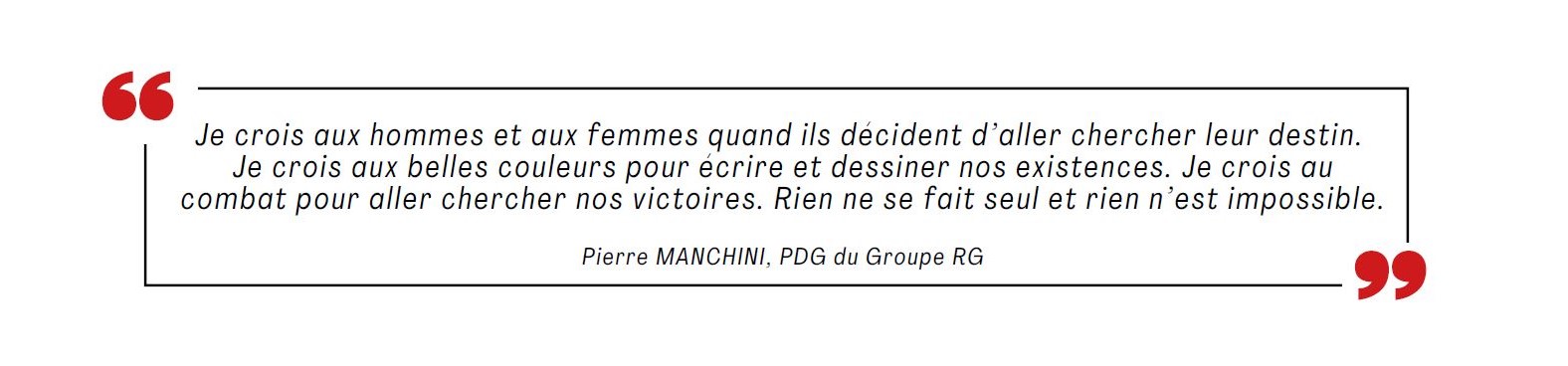 Citation de Pierre Manchini